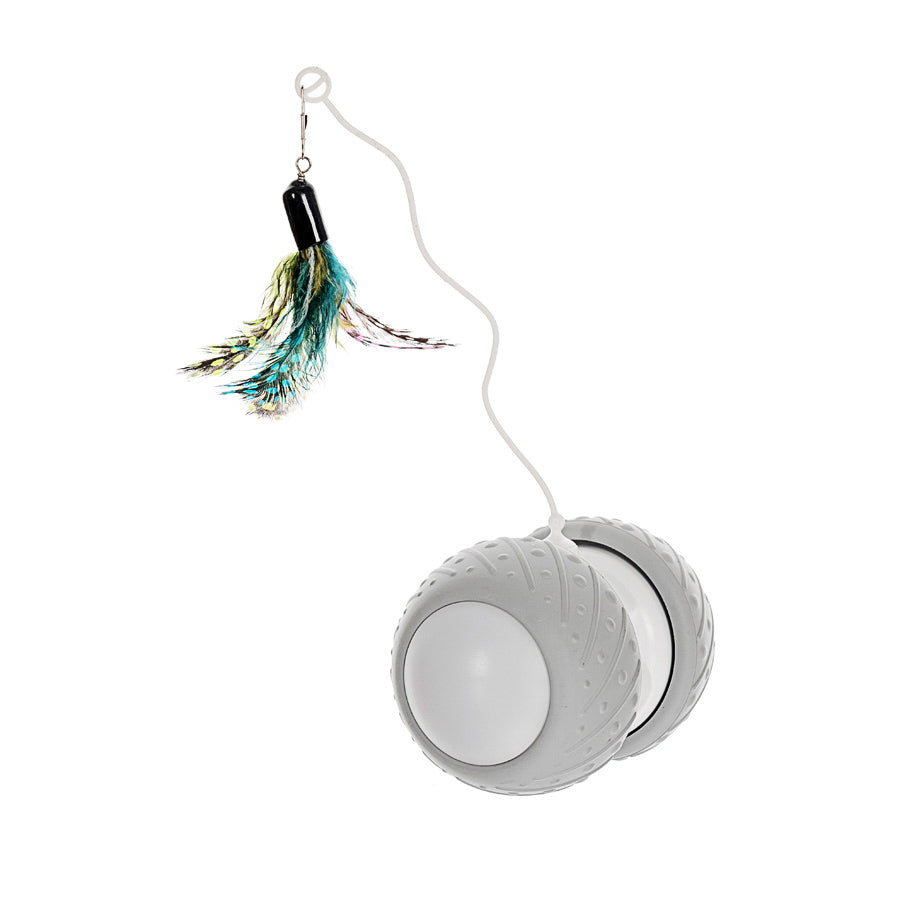 Smart toy with feathers