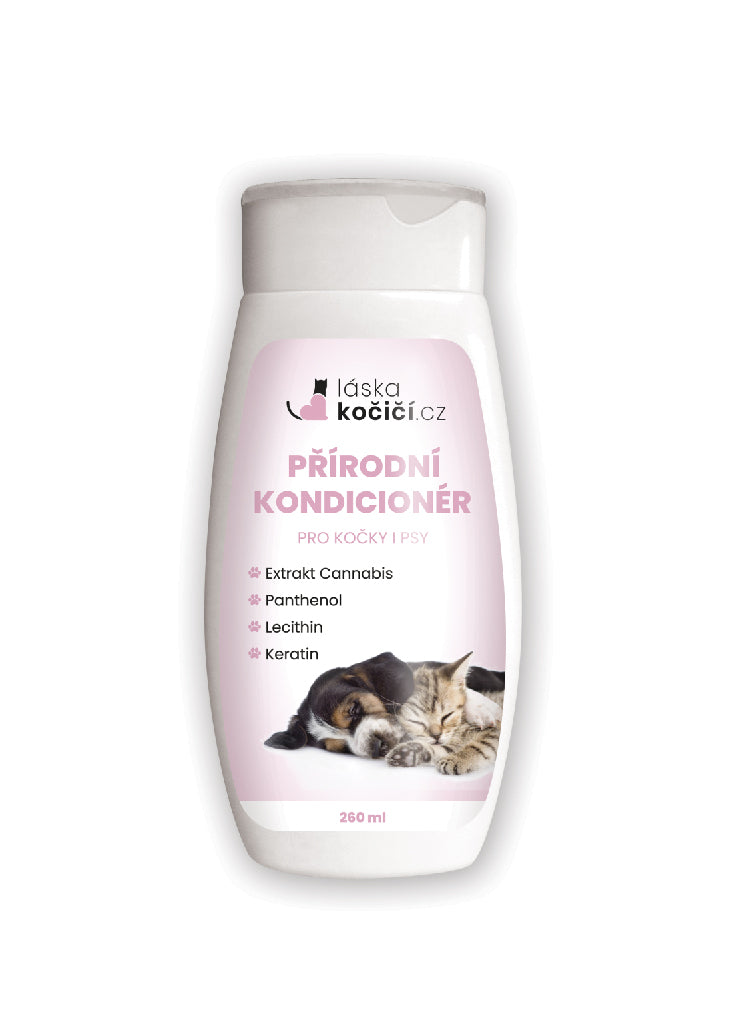 Přírodní kondicionér pro kočky i pejsky