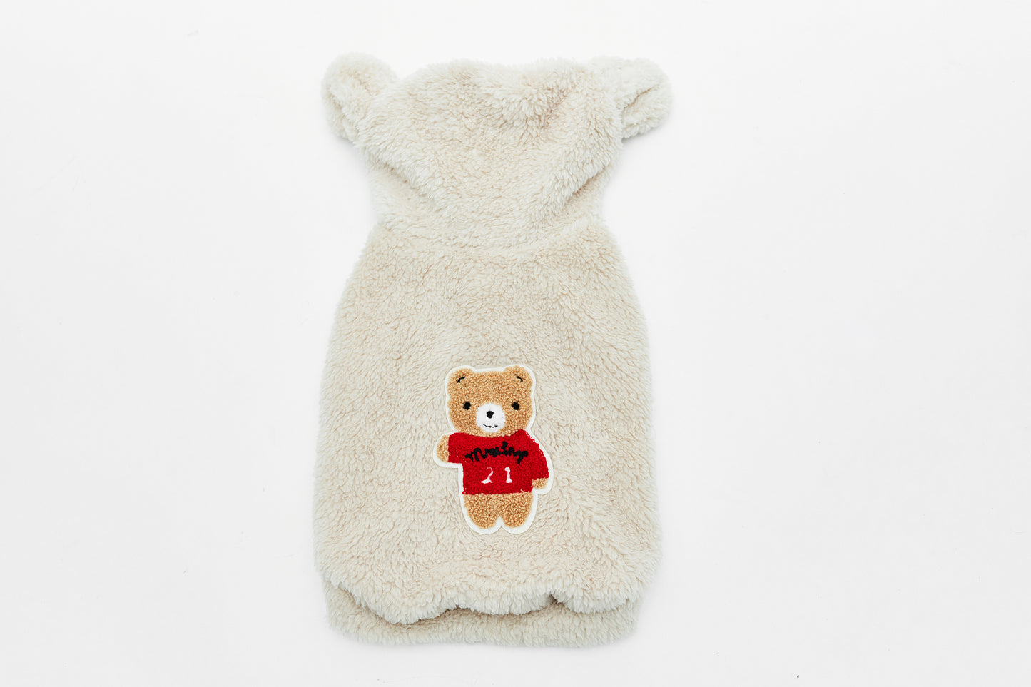Warm sweatshirt with teddy bear