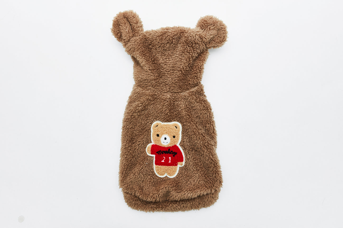 Warm sweatshirt with teddy bear