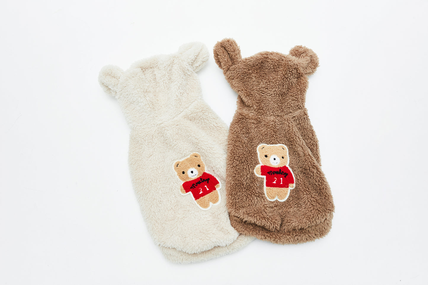 Warm sweatshirt with teddy bear