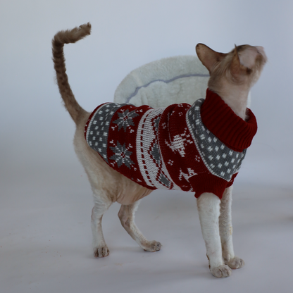 Vánoční svetr pro kočky a malé psy