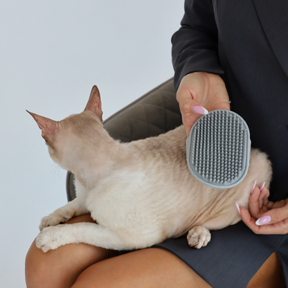 Masážní kartáč - grooming rukavice pro kočky i psy – Nunbell BPA Free