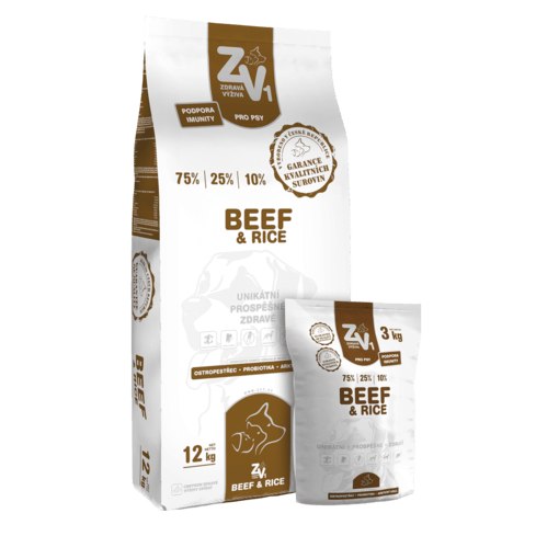 ZV1 Beef & Rice (Hovězí a rýže)