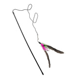 Rod with long feathers and bell