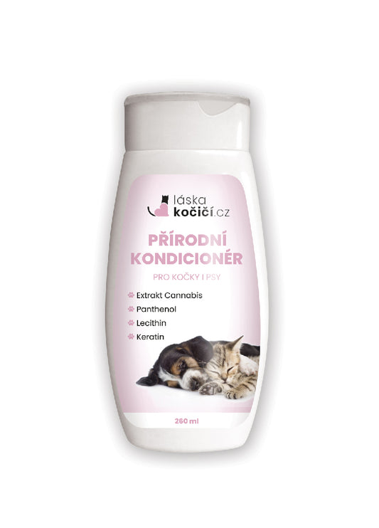 Přírodní kondicionér pro kočky i pejsky