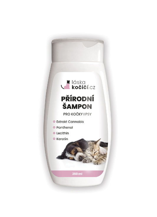 Natural shampoo for cats and dogs